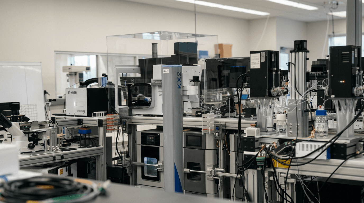 Our robotic lab runs your formulation — platform screenshot