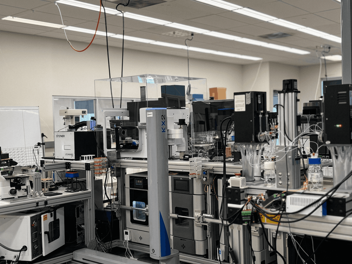 Cloud Lab experiment design and results view